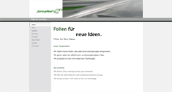 Desktop Screenshot of jura-plast.de